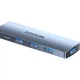 Sanze USB 3.0 Металлический 4-портовый USB-концентратор, док-станция, высокоскоростной разветвитель, блок питания Type-C HBK1 - зображення 3