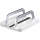 Вертикальная подставка для ноутбука NVV, подходит для Mac Mini M4/M4 Pro, вертикальная подставка для компьютера, настольная опорная рама, охлаждающий поднос, NP-M4A, серебристо-белый. - изображение 4