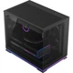 Корпус для настольного компьютера SAMA Fly Light Black Wide Body Seaview ARGB Hidden Light Strip M-ATX, задняя панель для материнской платы, поддержка водяного охлаждения 360°. - изображение 1