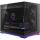Корпус для настольного компьютера SAMA Fly Light Black Wide Body Seaview ARGB Hidden Light Strip M-ATX, задняя панель для материнской платы, поддержка водяного охлаждения 360°. - изображение 2