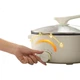 Электрическая кастрюля Joyoung ZMD Safe Series для приготовления пищи, мощностью 1600 Вт, с 3 скоростями, большим диаметром и объемом 6 л (HG60-G501). - изображение 3