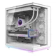 Корпус для настольного компьютера SAMA Fly Light White Wide Body Seascape ARGB Hidden Light Strip ATX, задняя панель для материнской платы, поддержка водяного охлаждения 360°. - изображение 4