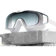 Комплект из плавательных очков и шапочки ERKE Unisex Large Frame HD Waterproof Anti-Fog Frameless Prescription с диоптриями. - изображение 3
