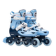 Детские роликовые коньки ROADSHOW с регулируемой высотой и светодиодной подсветкой, для мальчиков и девочек от 6 до 12 лет, модель X3Z, синий, размер S. - изображение 4