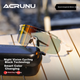 Велосипедні окуляри ACRUNU Day and Night Dual Use, унісекс, вітрозахисні, безрамні, прозорі, сірі, з оправою - чорна прозора модель з захистом від запотівання - изображение 2