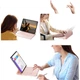 BOW Hangshi HB354 Новая клавиатура Bluetooth для iPad Air 7/5/6, чехол для iPad Pro 2020/2022, встроенный сенсорный экран, магнитная клавиатура Magic Control, универсальный размер 10,9"/11", розовый цвет. - изображение 2