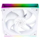Вентилятор Thermalright TL-M12QW, 12 см, чисто белый, беспроводной корпусной вентилятор, модульный вентилятор, 2000 об/мин, ШИМ, безрамочное зеркало с изменяющимся цветом. - изображение 3