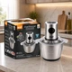 Электрический измельчитель для мяса и овощей RAF 1000W, 2 л, нержавеющая сталь (6143-R) - изображение 3