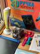 Набір для творчості 3D ручка 3D Pen-6 з LCD-дисплеєм, планшетом для копіювання, 20 кольорами PLA-пластику та аксесуарами - изображение 7