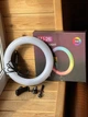 Кільцева RGB LED лампа MJ26 26 см з тримачем для телефону, 27 режимів світіння, USB, для фото, відео та стрімів - изображение 4