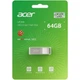 USB флеш накопитель Acer 64GB UF300 Silver USB 3.2 (BL.9BWWA.518) Acer BL.9BWWA.518 1084062 - изображение 4