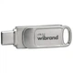 USB флеш накопитель Wibrand 128GB Bee Silver USB 3.2/Type-C (WI3.2TC/BE128TC039S) Wibrand WI3.2TC/BE128TC039S 1084020 - изображение 3