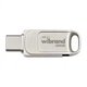 USB флеш накопитель Wibrand 256GB Bee Silver USB 3.2/Type-C (WI3.2TC/BE256TC039S) Wibrand WI3.2TC/BE256TC039S 1084025 - изображение 1