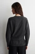 Джемпер жіночий COS belt-detail merino wool jumper 1317124002 XS Графітовий - изображение 4