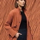 Ткань плащевая жатка IDEIA 150 см 130 гр/м2, 100% полиэстер, для курток, плащей и верхней одежды коричневая - изображение 8