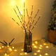 Світлодіодна декоративна гілка 70 см на батарейках Branch Lights 20 LED Warm White - изображение 2