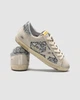 Жіночі кросівки повсякденні Golden Goose Super-Star in silver glitter with ice-gray star and inserts 37 (23,5 см) Сірий - зображення 9