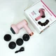 Антицеллюлитный массажер для тела с 4 насадками и 6 скоростями Deep Rolling Massager розовый - изображение 7