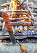 Ніж туристичний для польової кухні ESEE Camp Lore PR4 Micarta Blackwashed ESEE-PR4-BO - изображение 13