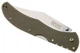 Ніж складаний Cold Steel Range Boss, замок Tri-Ad Lock, лезо Plain Stonewashed 4116, руківя Dark Earth Zy-Ex, Тайвань, CS-20KR9 - изображение 7