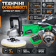 Машинка для полировки APRO 1600 Вт электрическая полировальная машина с диском 180 мм шлифмашина 600–4000 об мин регулируемые обороты шпиндель М14 для кузова автомобиля мебели металла камня дерева - изображение 2