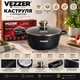 Каструля Vezzer з кришкою 4.5 л Чорна (VZ8040) - зображення 8