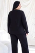 Пижама брючная с рукавом Пч1285 Чорный, 3XL - изображение 4