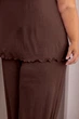 Пижама батальная трикотаж plus size с брюками Пш1280, 3XL - изображение 3