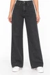 Женские стрейчевые джинсы прямого кроя с высокой посадкой, тёмно-серые 40 - изображение 5