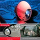 Автомобільні додаткові дзеркала сліпих зон Baseus Full View Blind Spot Mirror Black (2 шт.) ACMDJ-01 - зображення 10