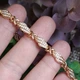 Браслет Xuping Jewelry 6мм длина 17,5-19см медицинское золото позолота 18К 2419 - изображение 2