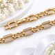 Браслет Xuping Jewelry 5-7мм довжина 17-19см медичне золото позолота 18К 2416 - зображення 1