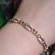 Браслет Xuping Jewelry 5-7мм довжина 17-19см медичне золото позолота 18К 2416 - зображення 4