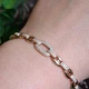 Браслет Xuping Jewelry 6-9мм длина 17-19см медицинское золото позолота 18К 2417 - изображение 2