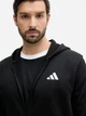 Спортивный костюм мужской утепленный Adidas 3-Stripes Fleece Hooded Tracksuit JL8599 S Черный (4068808522434) - изображение 5