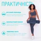 Килимок для йоги EasyFit TPE 183×61×0.6 см протиковзкий Синій + чохол EF-1924s-BLB - зображення 2