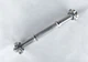Гриф для гантели EasyFit Ø 28 мм с замками 35 смхром гриф гантельный (EF8040) - изображение 2