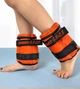Утяжелители для рук и ног EasyFit EF-WHT-0.5-2.5 регулируемые 0.5×2.5 кг (2 шт.) оранжевые для фитнеса и бега - изображение 1