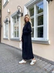 Жіночий довгий в’язаний кардиган оверсайз із м’якого пухнастого трикотажу ELFBERG AD-2476 42-48 Чорний (2000001076866) - зображення 4