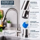 Змішувач для кухні з висувною лійкою Globus Lux ALPEN SBT1-20311 - зображення 4