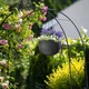 Горшок для растений пластиковый 8,6 л антрацит Rattan hanging sphere с цепками - изображение 5