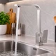 Смеситель для кухни из нержавеющей стали Globus Lux Sicilia SBQ-203S - изображение 3