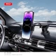 Держатель телефона автомобильный XO с беспроводной зарядкой WX036 Automatic Arm Clamp Type Wireless черный XO-WX036 - изображение 5