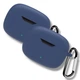 Чехол-накладка 2шт CDK для JBL Wave Beam | Silicone Candy Friendly с карабином (016052) (dark blue) - изображение 1