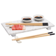 Zestaw do serwowania sushi Excellent Houseware marmurowy 9 el. (8721037545068) - obraz 5