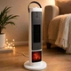 Тепловентилятор Portable Fan Heater 2000 Вт електричний обігрівач для дому офісу дачі з регулюванням температури та захистом від перегріву - изображение 5