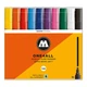 Набор Акриловых Маркеров Molotow ONE4ALL 227HS 10set Basic 1 (10 шт) - изображение 1