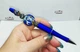 Ручка дизайнерская с авторскими бусинами с добавлением серебра 12145 ISTA Lampwork - изображение 7