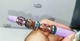 Ручка дизайнерская с авторскими бусинами с добавлением серебра 12189 ISTA Lampwork - изображение 3