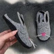 Тапочки детские Inblu фетровые паркетные серые с зайчиком 29р (18 см) 5519 - изображение 3